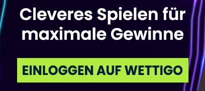 Werbegrafik mit dem Text Cleveres Spielen für maximale Gewinne auf dunklem Hintergrund